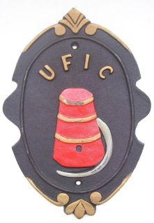   MARK UFIC Union Fire Insurance Company Plaque 7.5 X 11.0 MARKER/SIGN