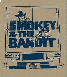 Smokey and the Bandit T SHIRT bear skoal trans am 80s movie poster 