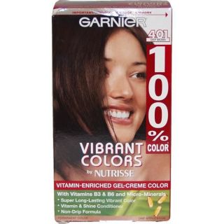 Garnier 100 Color Vitamin Enriched Gel Creme #401 Deep Brown Hair Co 