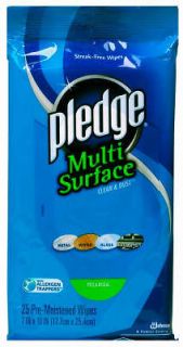 SC Johnson, Pledge, 75 Count Multi Surface Wipes