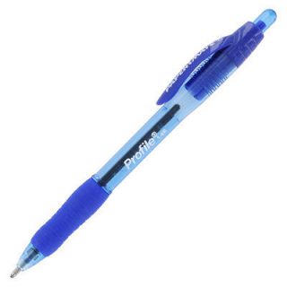 Paper Mate Profile Retractable Ballpoint Pens, Blue Ink, Bold Point 1 