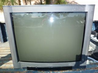 Mitsubishi 35 Television CS 35707 Large Screen Black Granite Top