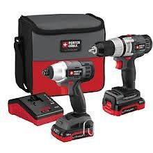 Porter Cable 2 Tool 18 Volt Lithium Ion Drill/Driver and Impact Driver 