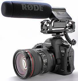 Rode VideoMic  Camera Mounted Shotgun Mic for Canon T2i