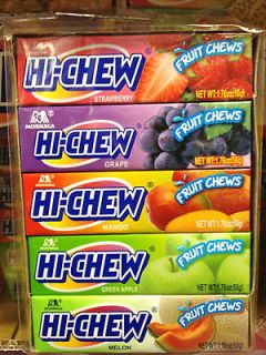 MORINAGA HI CHEW Assorted Mix Chewy Candy ( Pack of 10 ) 100pc Buy 4 