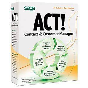 ACT 2010 by Sage ACT 12 Contact Management Retail Box