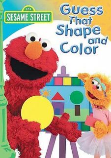 SESAME STREET Guess That Shape and Color  VHS Movie!