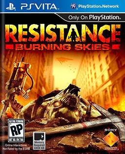 BRAND NEW SHRINK WRAPPED* SONY PLAYSTATION PS VITA RESISTANCE BURNING 