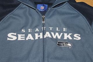 NFL SEATTLE SEAHAWKS SWEATSHIRT BLUES AND GREEN SIZE XL
