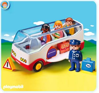 PLAYMOBIL 1.2.3 === 6773: Airport Shuttle Bus === NEW