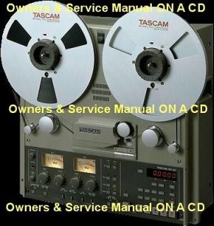 TASCAM BR 20 REEL TO REEL OWNERS & SERVICE MANUAL CD