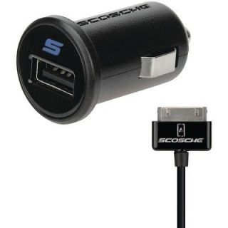 SCOSCHE IUSB12VM USB LOW PROFILE CAR CHARGER (INCLUDES IPOD TO USB 