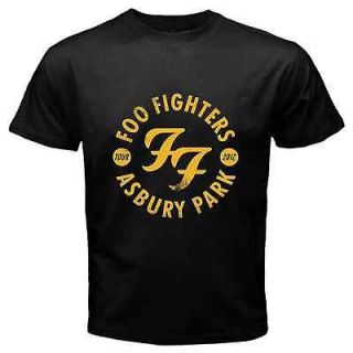 FOO FIGHTER ASBURY PARK Black Tee Shirt Size S,M,L,XL