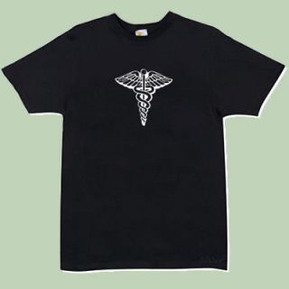 Caduceus symbol Medical T Shirt (S 4XL) (476S) Dr., Doctor, Nurse