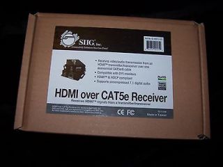 NEW SIIG HDMI OVER CAT5e RECEIVER CE H20111 S1 Singnal from 