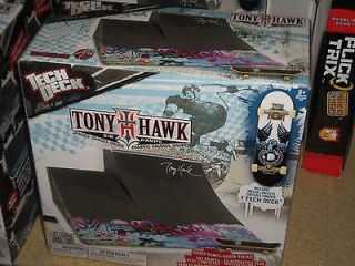 Tech Deck Tony Hawk Big Ramps W/1 Tech Deck (Skate Board) Dual Ramp
