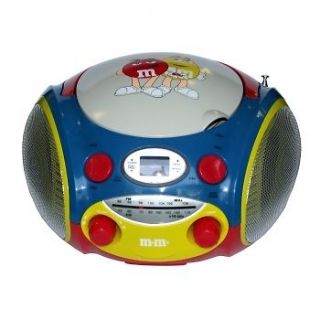   KIDS PORTABLE CD PLAYER AM/FM RADIO BOOMBOX STEREO AC or BATTERY NEW
