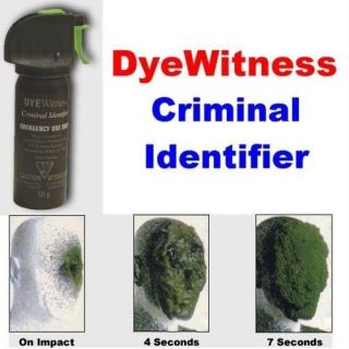 Dye Witness Chemical Identifier SELF DEFENSE Foam Spray FDA Approved 