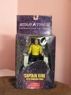 Newly listed Captain Kirk with Command Chair 40th Anniversary St​ar 
