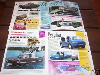 IMP info/photo card Amphibious Cars