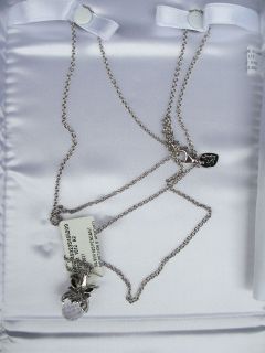 Stephen Webster designer necklace sterling silver black clear crystal 