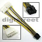   to 8pin Power Lead Cable for XFX Asus Nvidia GeForce GTX 295 VGA Card