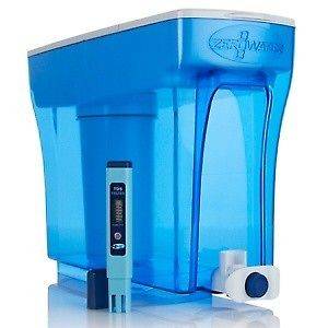 ZeroWater 23 Cup Water Dispenser with Filter and TDS Meter NIB