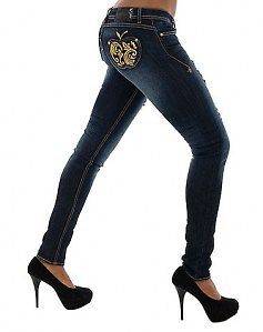 NEW FASHION JEANS APPLE BOTTOMS BLUE SKINNY SIZE 3/4 TO 15/16 