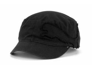   MILITARY FLEX FIT HAT CAP NEW RARE CADET OSFA DISTRESSED BLACK
