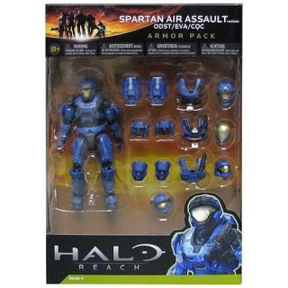 Halo Reach Series 4 Spartan and Blue Armor Pack Figure