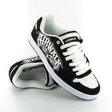   Size 3 New Airwalk Triple x Casual Shoes Boys / Kids Skate Black
