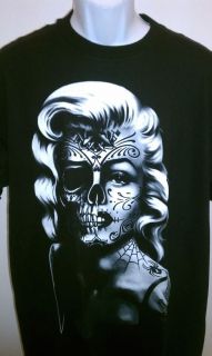 DAY OF THE DEAD MARILYN MONROE T SHIRT NEW SM 2X