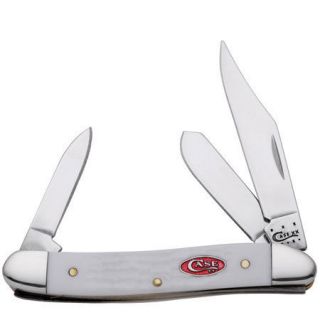CASE XX KNIVES SPARXX WHITE MEDIUM STOCKMAN KNIFE #60187 2012 NEW USA 