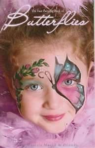 Face Painting Book of Butterflies By Marcela Murad  BKSF FLY