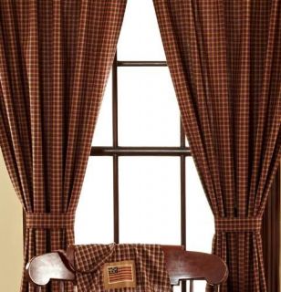 country plaid curtains