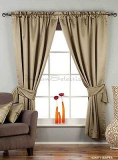 Olive Green Rod Pocket 90% blackout Curtain / Drape / Panel with 