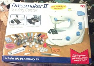 DRESSMAKER 2 SEWING CENTER & 100 PC ACCESSORY KIT