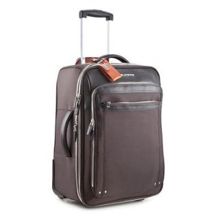 PIQUADRO LINK CABIN SIZE COMPUTER & IPAD HOLDER TROLLEY BROWN BV2768 