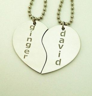split heart pendant in Necklaces & Pendants