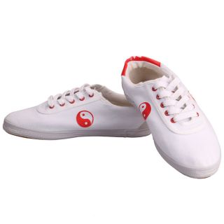   Fu Martial Arts Tai Chi Footwear Shoes Sneakers White Unisex All Sizes