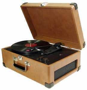 Crosley NEW 50s PORTABLE Suitcase Turntable 3 SPEED VINYL/LP/RECORD 