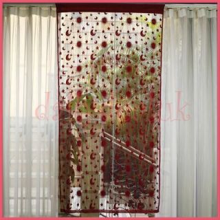 Tassel String Door Curtain Hanging Window Room Divider Decor  Dark 