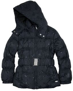 GEOX Girls Down QuIted Jacket with Hood, Sizes 6, 8, 10, 12, 14