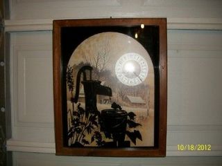   Unlimited Inc Framed Clock Shadow Box Type WELL PUMP 4 PARTS REPAIR