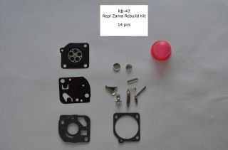 Carburetor Rebuild Kit for Zama RB 47 (for Poulan WeedEater trimmers)