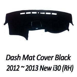 Dashboard Mats Cover Mat Dashmat Black for 2012 ~ 2013 Hyundai New i30 