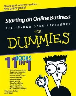Starting an Online Business All in One Desk Reference for Dummies by 