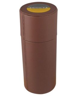 Cohiba 7 Count Leather Travel Humidor with Humidifier Raised Dome 