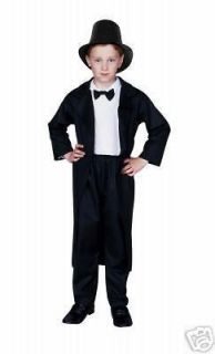 Abraham Lincoln Child Costume Dress up Medium 8 10
