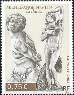 France Stamp, 2003 FRA0310 Michel Angelo, Art, Painting, Painter, Poet 